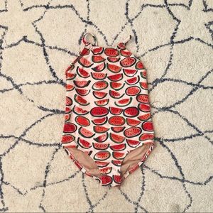 Crewcuts Girls 4-5 Watermelon 🍉 print swimsuit